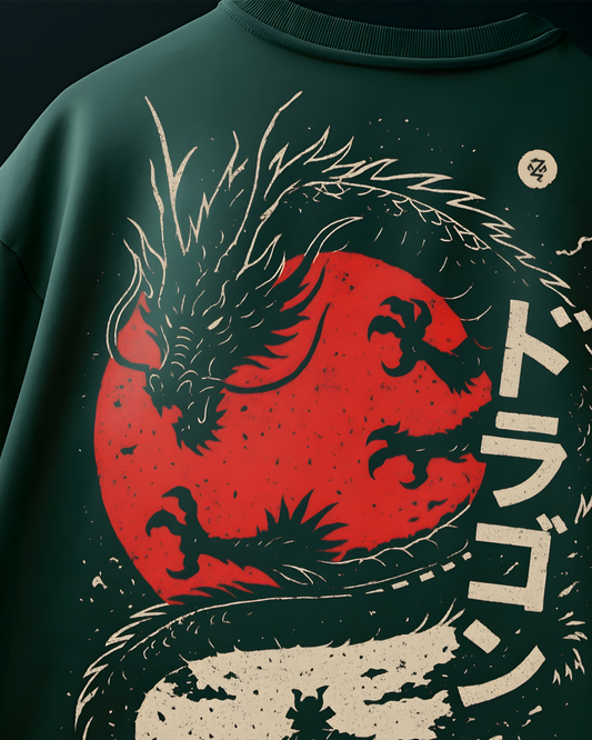 Japanese Drake Unisex Oversized Tee🐉