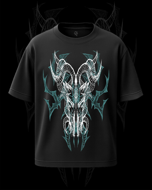 Horn Unisex Oversized Tee