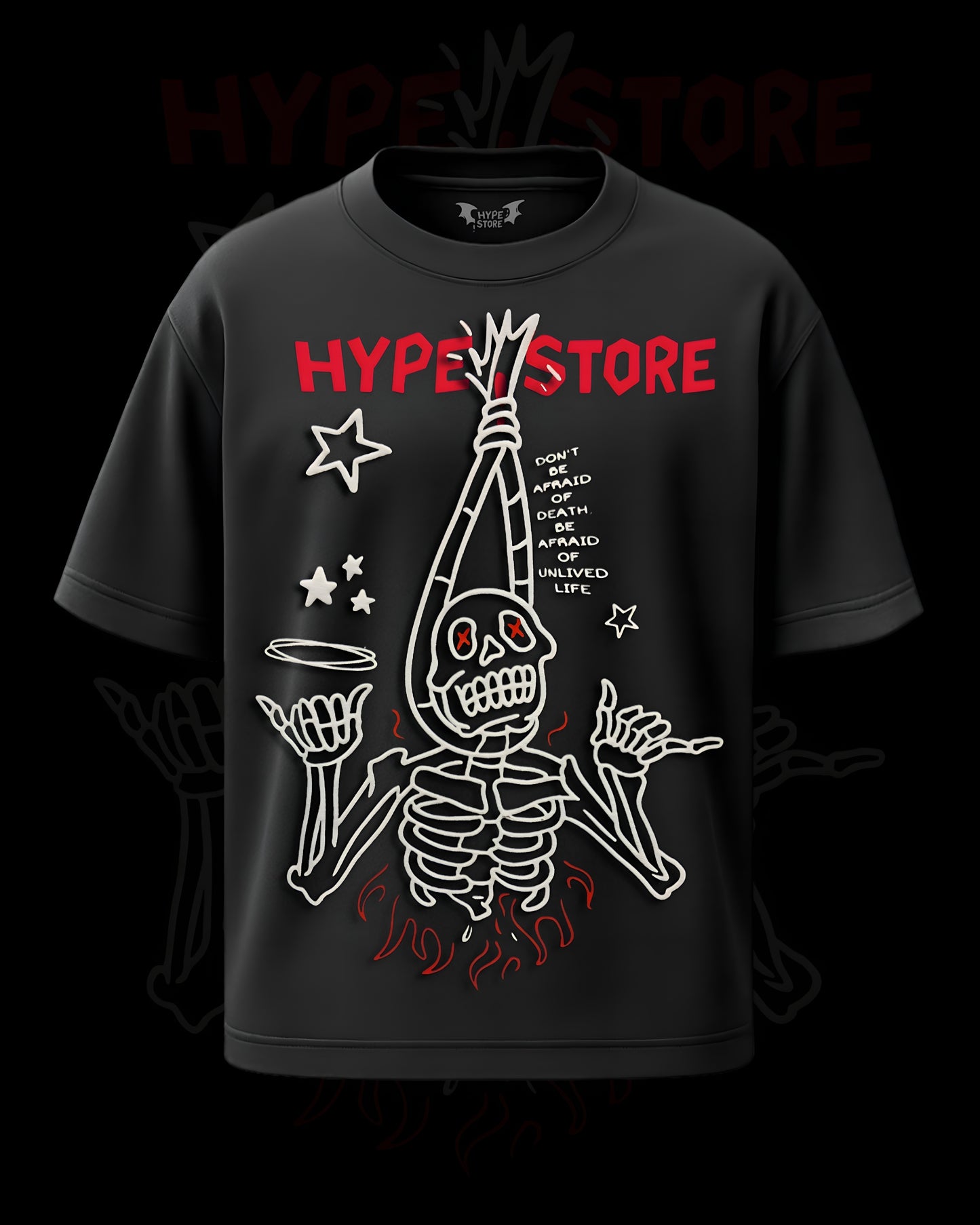 Deathless Hype Unisex Oversized Tee