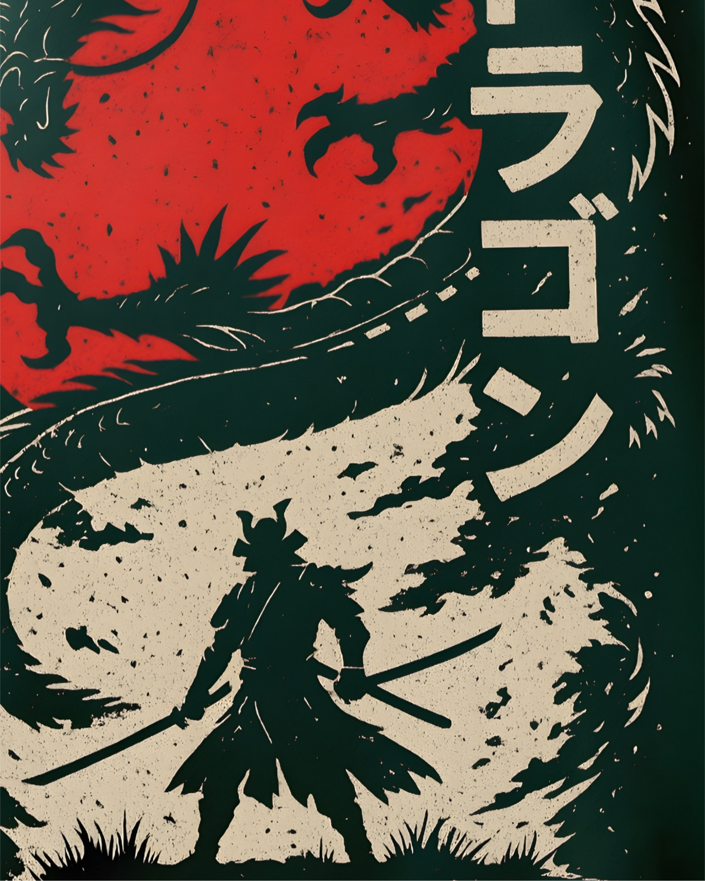 Japanese Drake Unisex Oversized Teeš