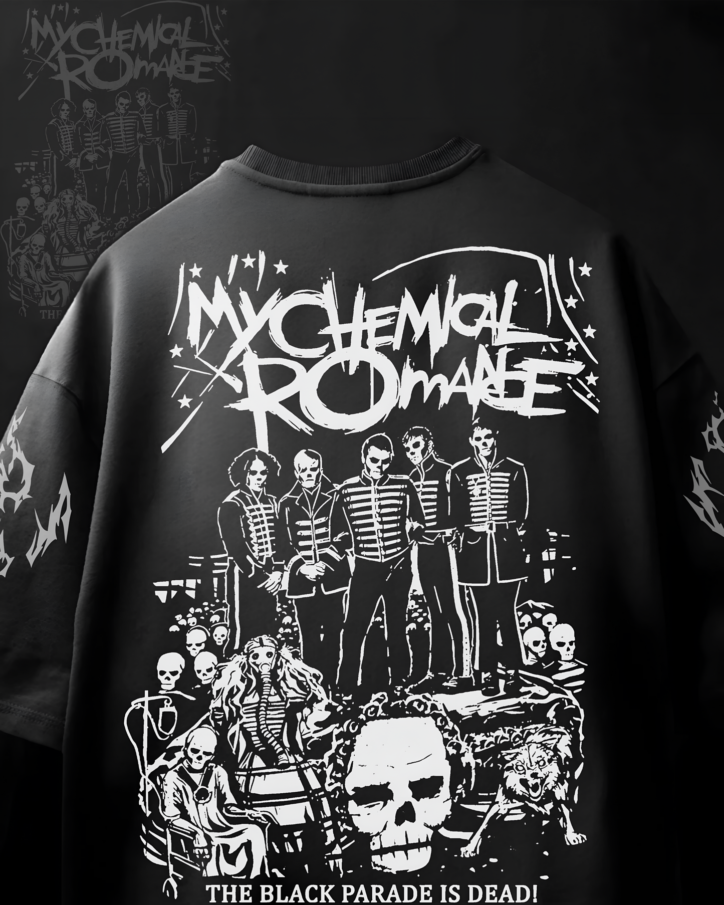 Mychemical Romance Unisex Oversized T-shirt