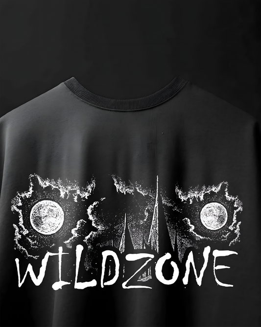 Moonlit Castle Unisex Oversized Tee