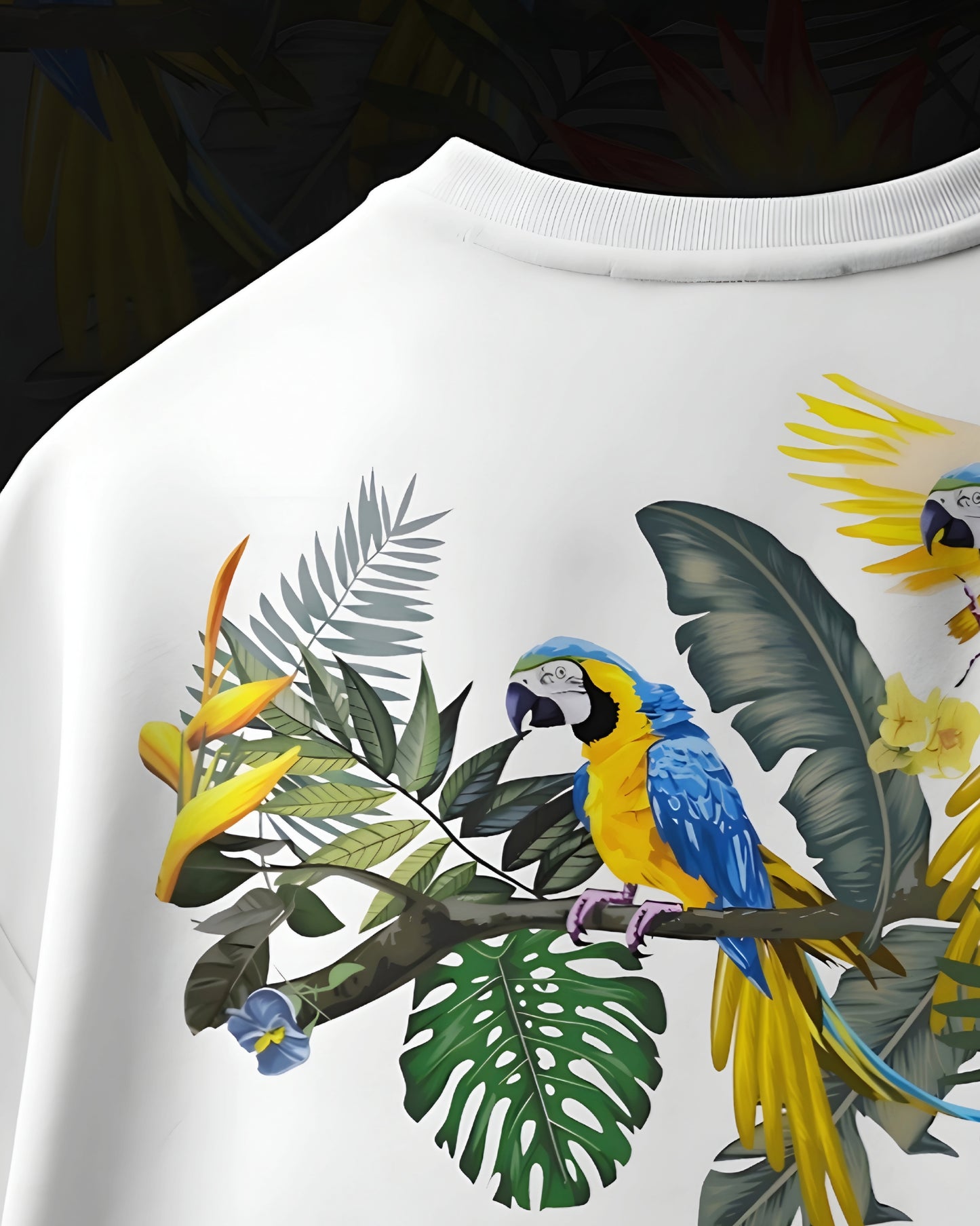 Tropical Trellis Oversized T-shirt