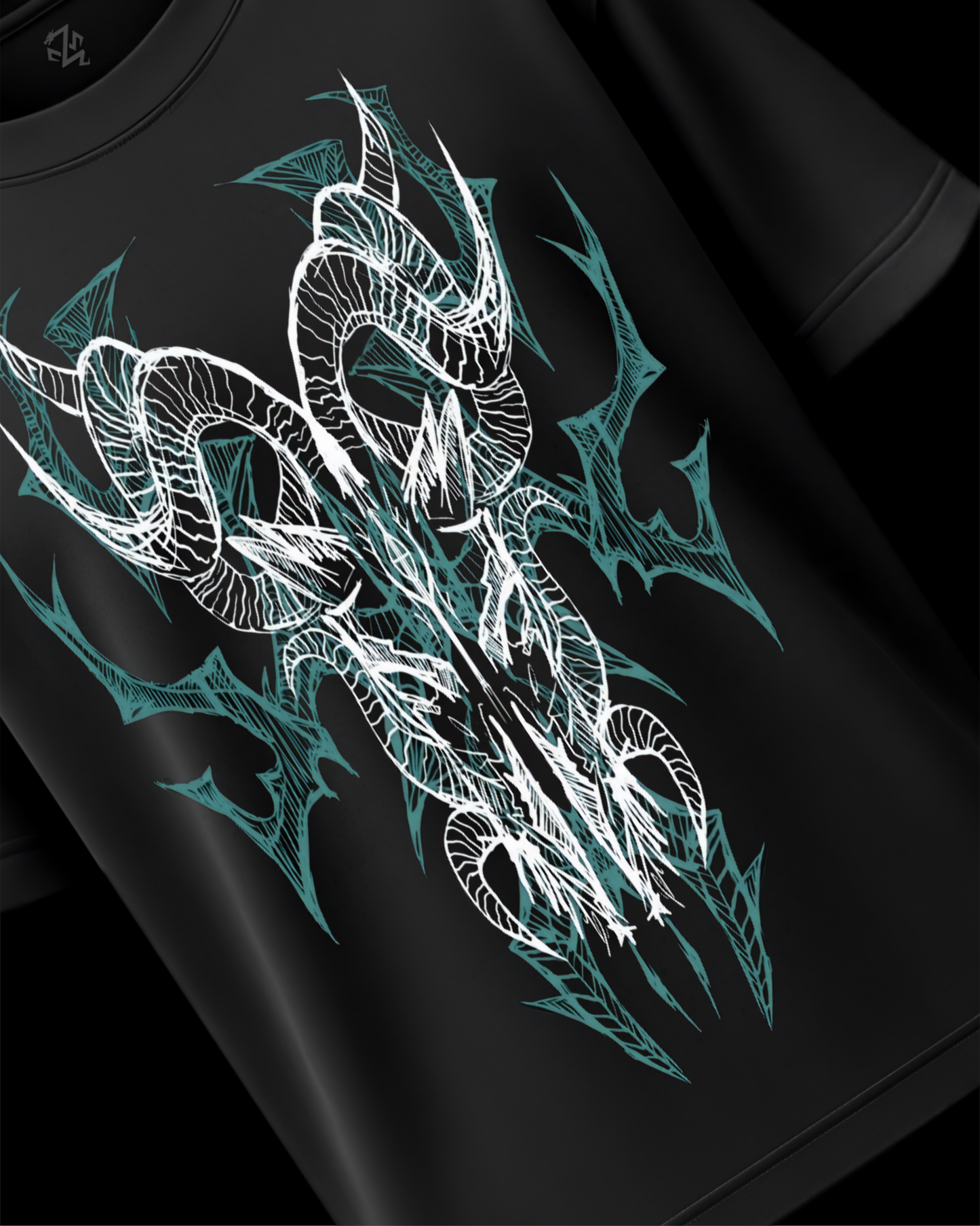 Horn Unisex Oversized Tee