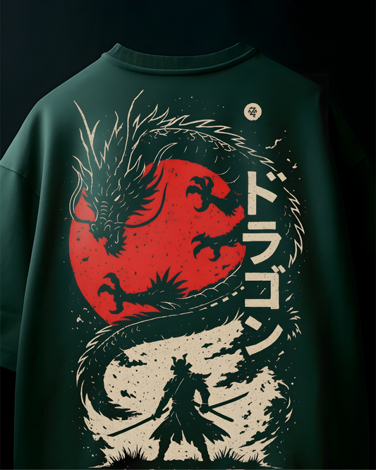 Japanese Drake Unisex Oversized Tee🐉