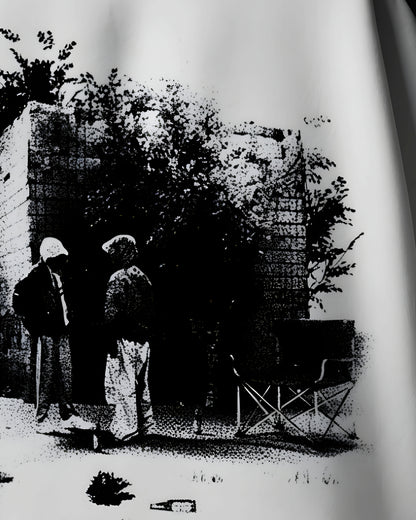 The Waiting Scene Oversized T-shirt