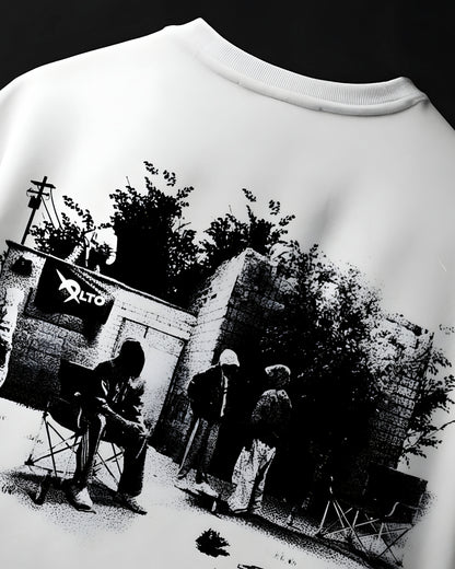 The Waiting Scene Oversized T-shirt
