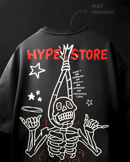 BUY 1 GET 1 FREE  Deathless Hype Unisex Oversized Tee