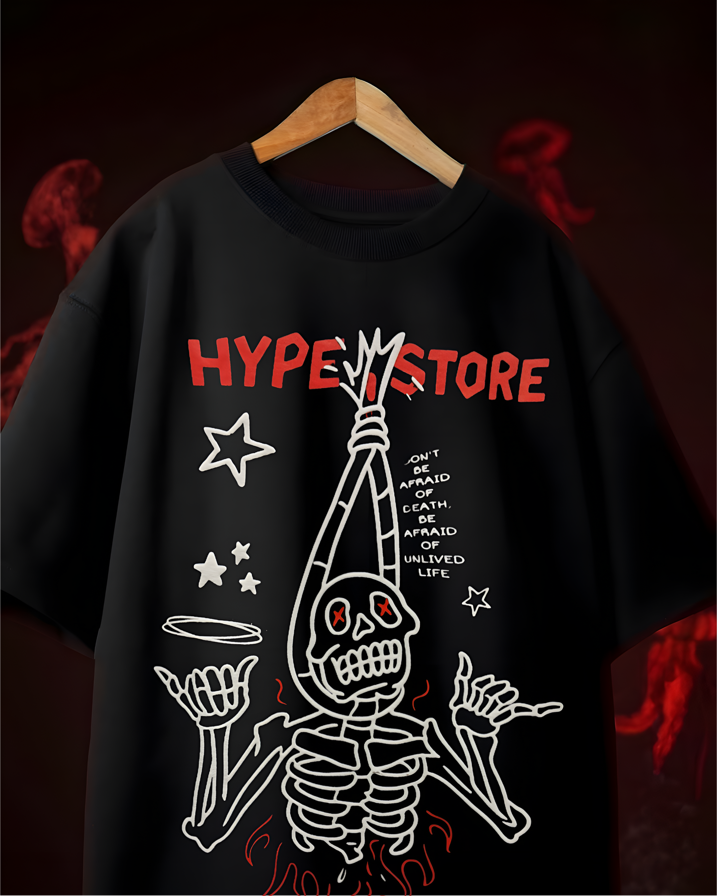 BUY 1 GET 1 FREE  Deathless Hype Unisex Oversized Tee