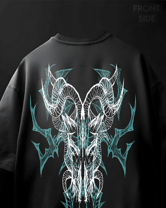 Horn Unisex Oversized Tee