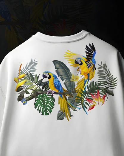 Tropical Trellis Oversized T-shirt