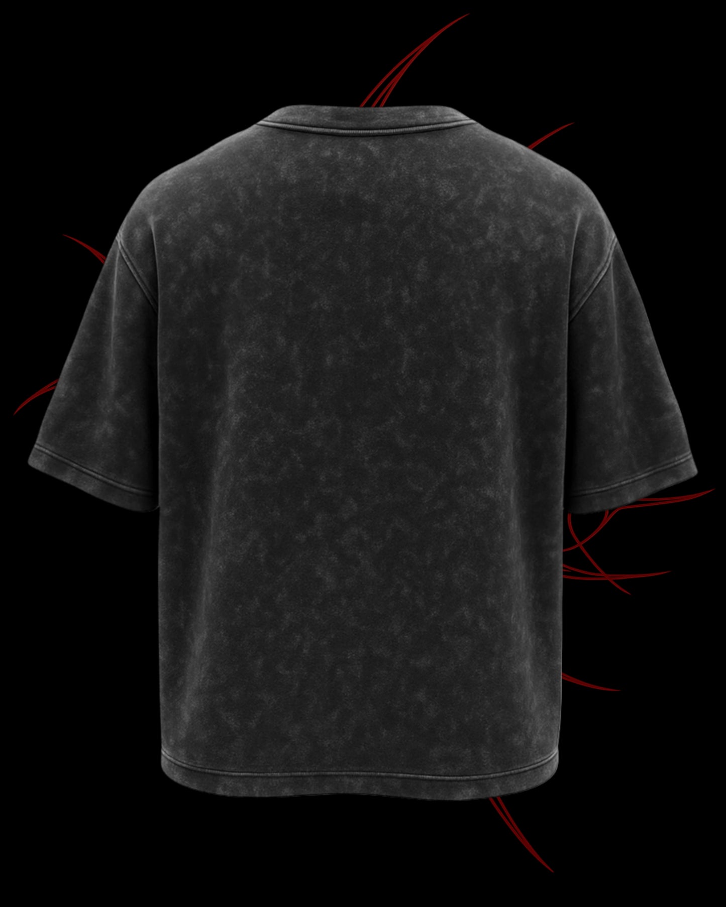 Unisex Oversized Stone Wash Tee