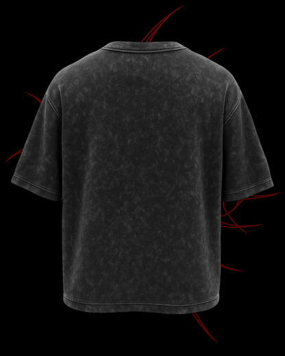 Unisex Oversized Stone Wash Tee