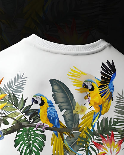 Tropical Trellis Oversized T-shirt